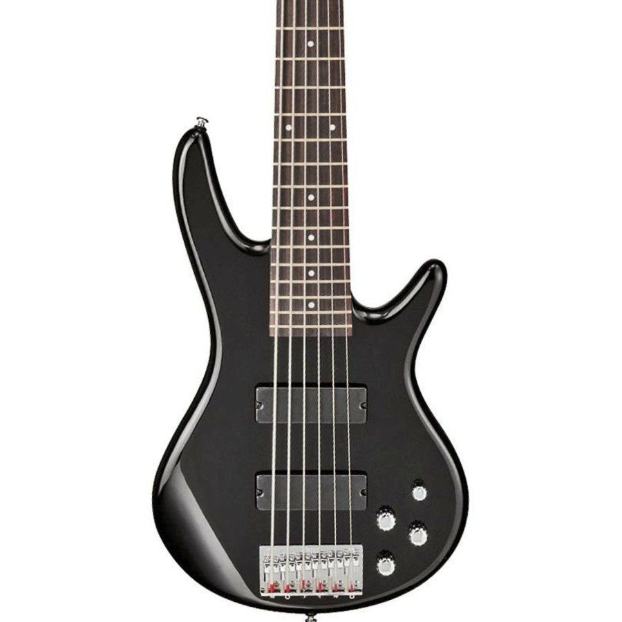 Basses Ibanez 6+ String | Ibanez Gio Gsr206 6-String Bass Guitar Black