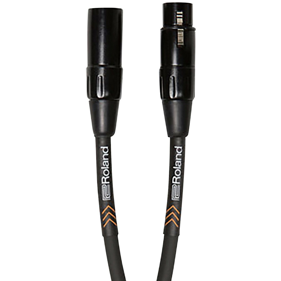 Recording Roland | Roland Black Series Xlr Microphone Cable 20 Ft. Black