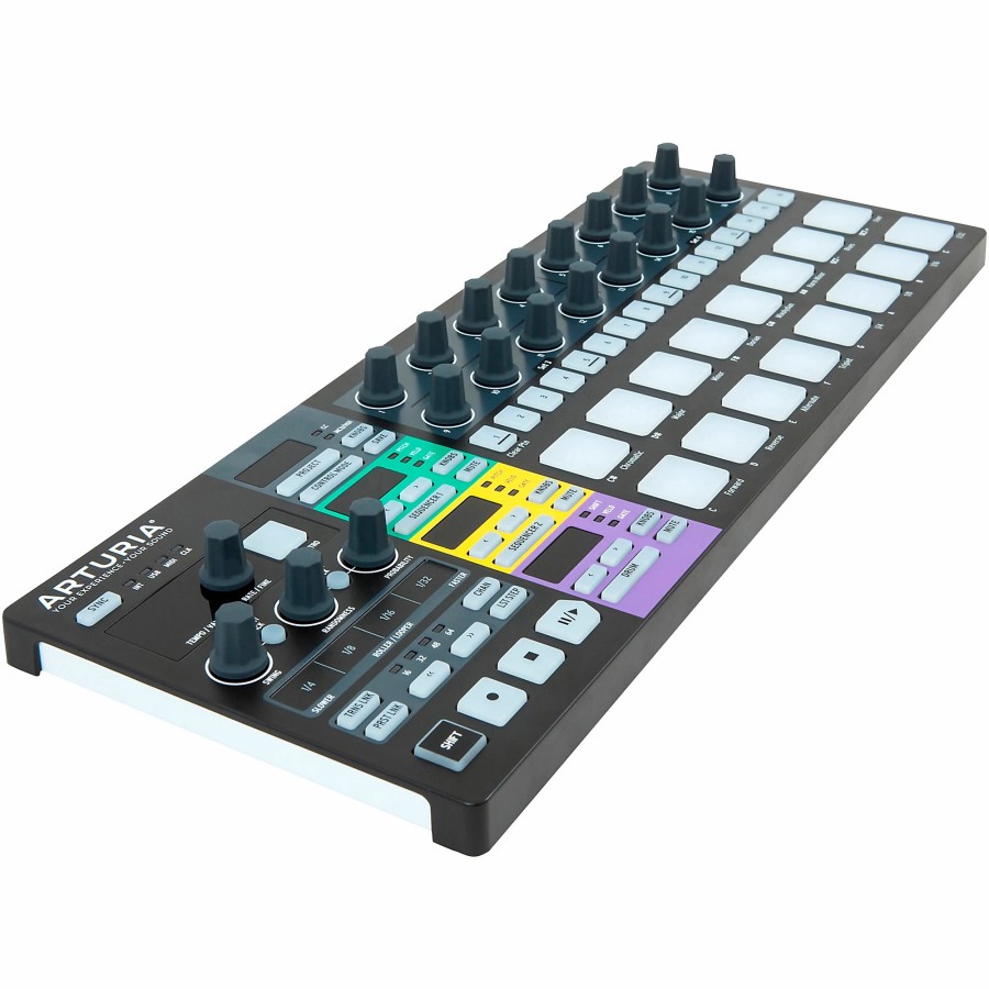 Keyboards & Midi Arturia Midi Controllers | Arturia Beatstep Pro Black Edition