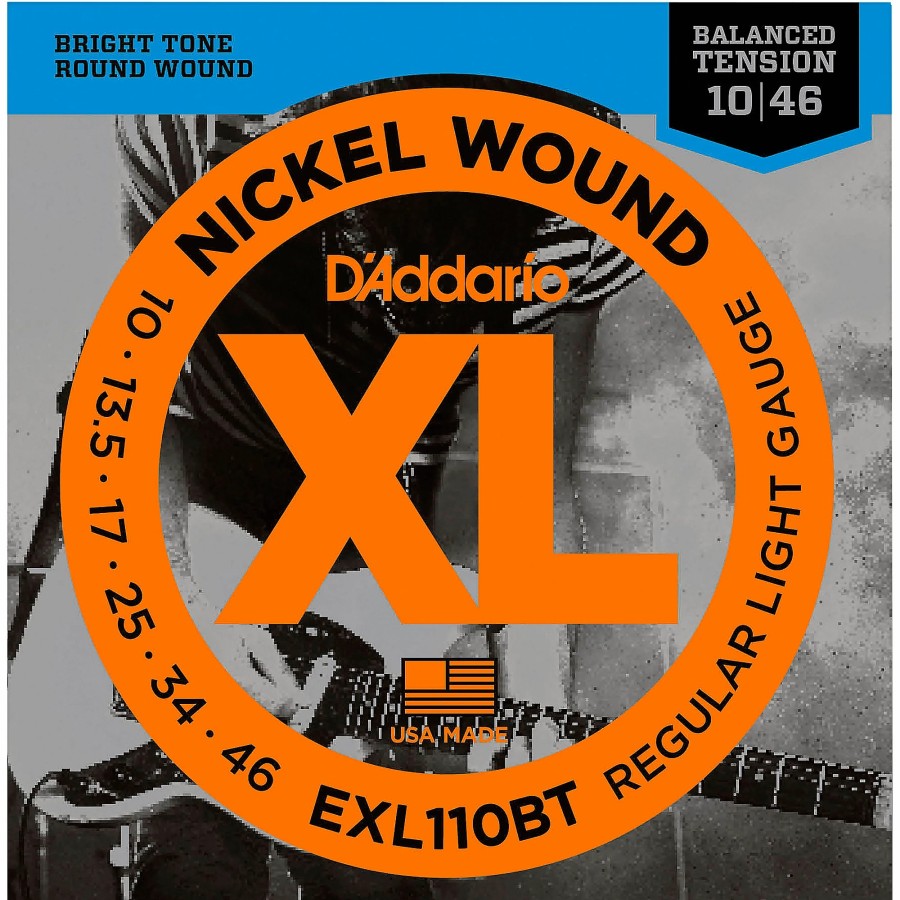 Guitars D'Addario Guitar Strings | D'Addario Exl110Bt Balanced Tension Lite Electric Guitar Strings Single-Pack