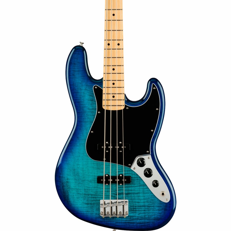 Basses Fender 4-String | Fender Player Jazz Bass Plus Top Limited-Edition Bass Guitar Blue Burst