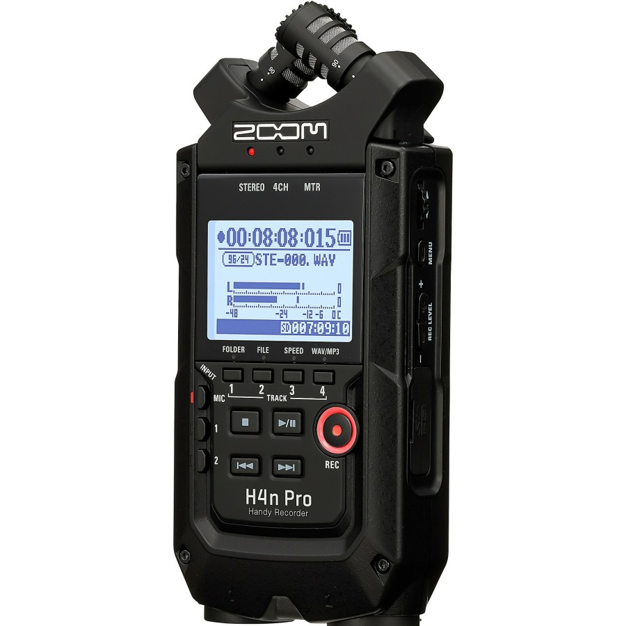 Recording Zoom | Zoom H4N Pro Handheld Recorder, All-Black Edition