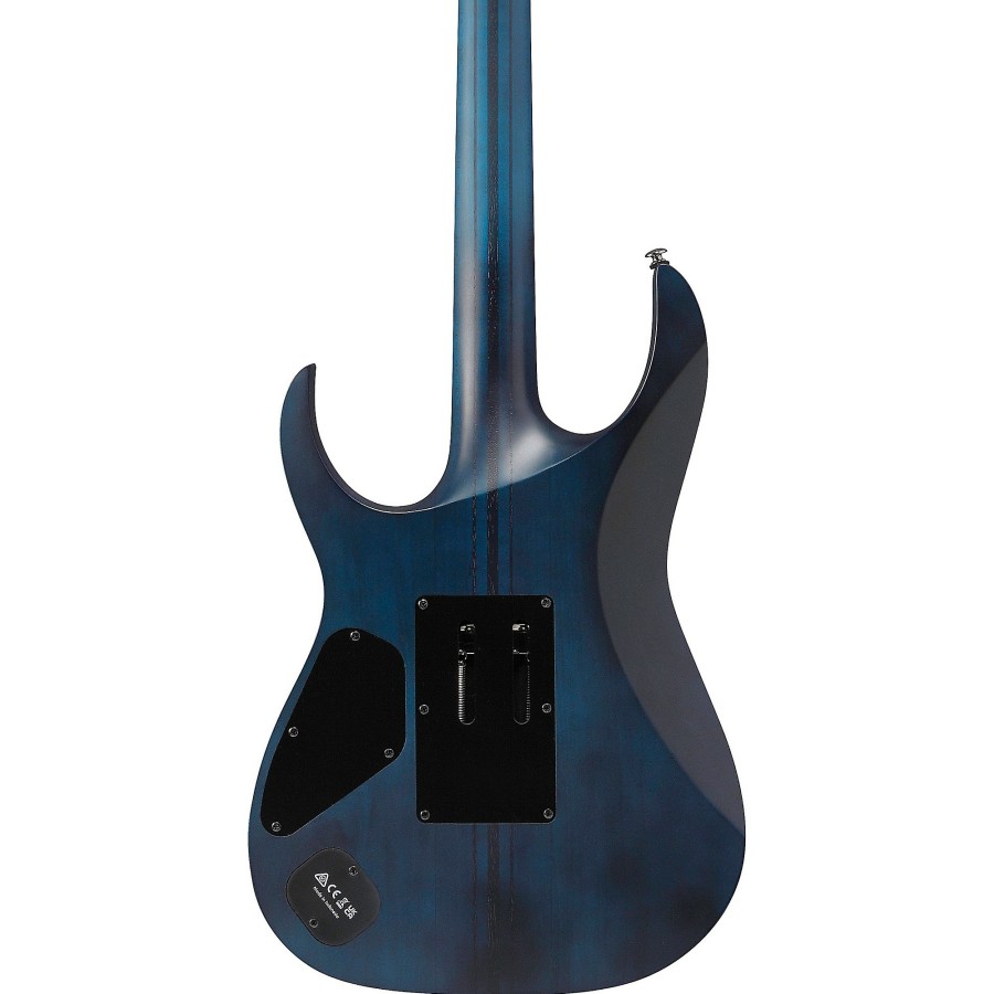 Guitars Ibanez Solid Body | Ibanez Rgt1270Pb Premium With Tremolo Electric Guitar Cosmic Blue Starburst Flat