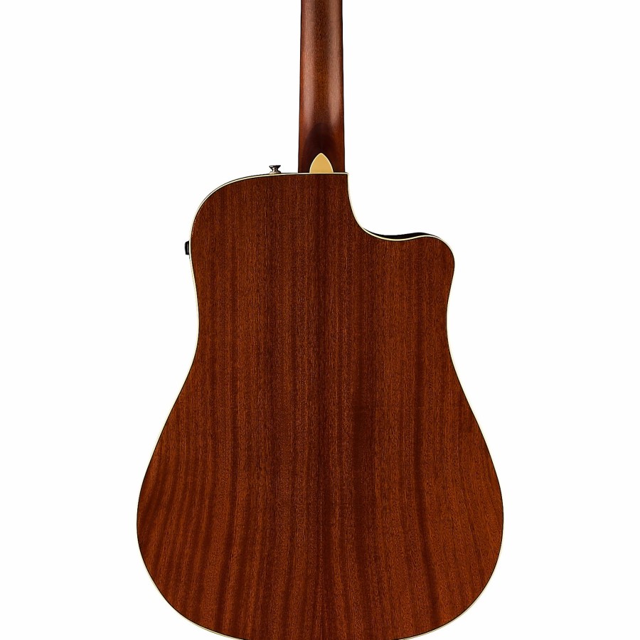 Guitars Fender Left Handed | Fender Left-Handed California Redondo Player Acoustic-Electric Guitar Natural