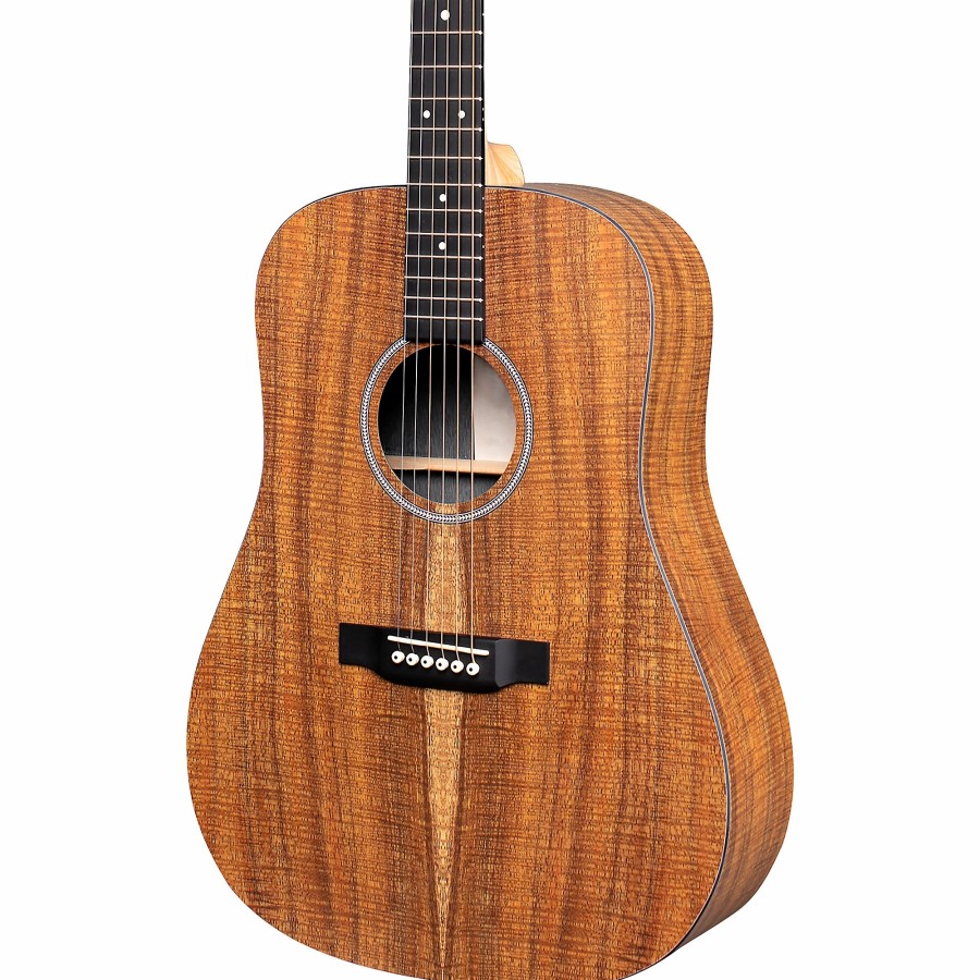 Guitars Martin Left Handed | Martin D-X1E Koa Hpl With Koa Top Left-Handed Acoustic-Electric Guitar