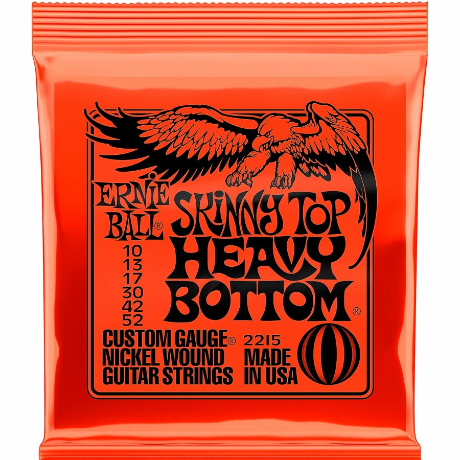 Guitars Ernie Ball Guitar Strings | Ernie Ball 2215 Nickel Skinny Top/Heavy Bottom Electric Guitar Strings