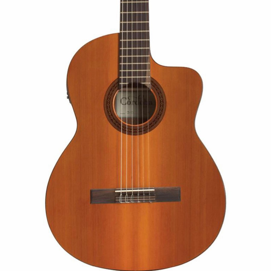 Guitars Cordoba | Cordoba C5-Ce Classical Cutaway Acoustic-Electric Guitar Natural