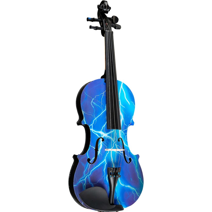 Band & Orchestra Rozanna's Violins | Rozanna'S Violins Blue Lightning Series Violin Outfit 4/4