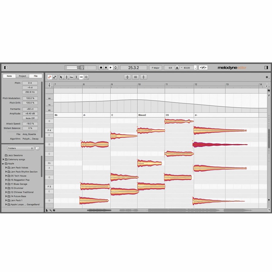 Recording Celemony | Celemony Melodyne 5 Editor (Software Download)