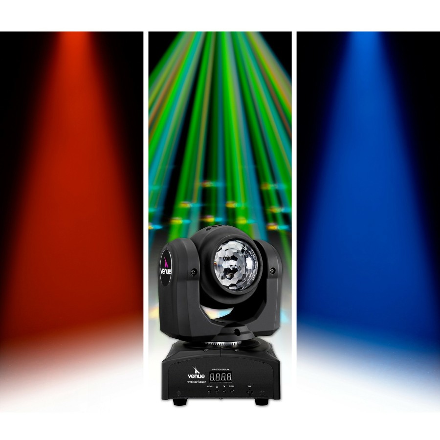 Lighting Venue | Venue Revolver Wash Dual-Sided Moving Head Effect Light With Wash And Moonflower