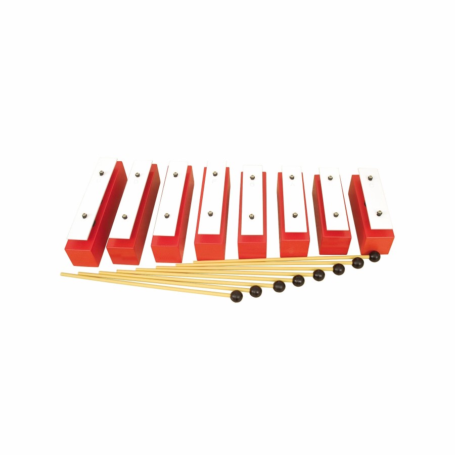 Band & Orchestra Rhythm Band | Rhythm Band 8 Note Diatonic Wooden Resonator Bell Set