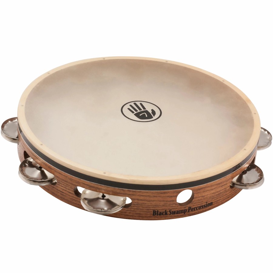 Drums Black Swamp Percussion | Black Swamp Percussion Black Swamp 10" Single Row Tambourines 10 In. German Silver