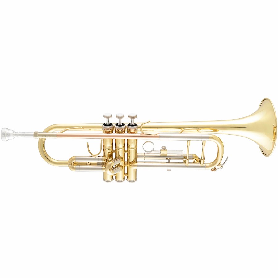 Band & Orchestra Bach | Bach Btr201 Student Series Bb Trumpet Lacquer Yellow Brass Bell