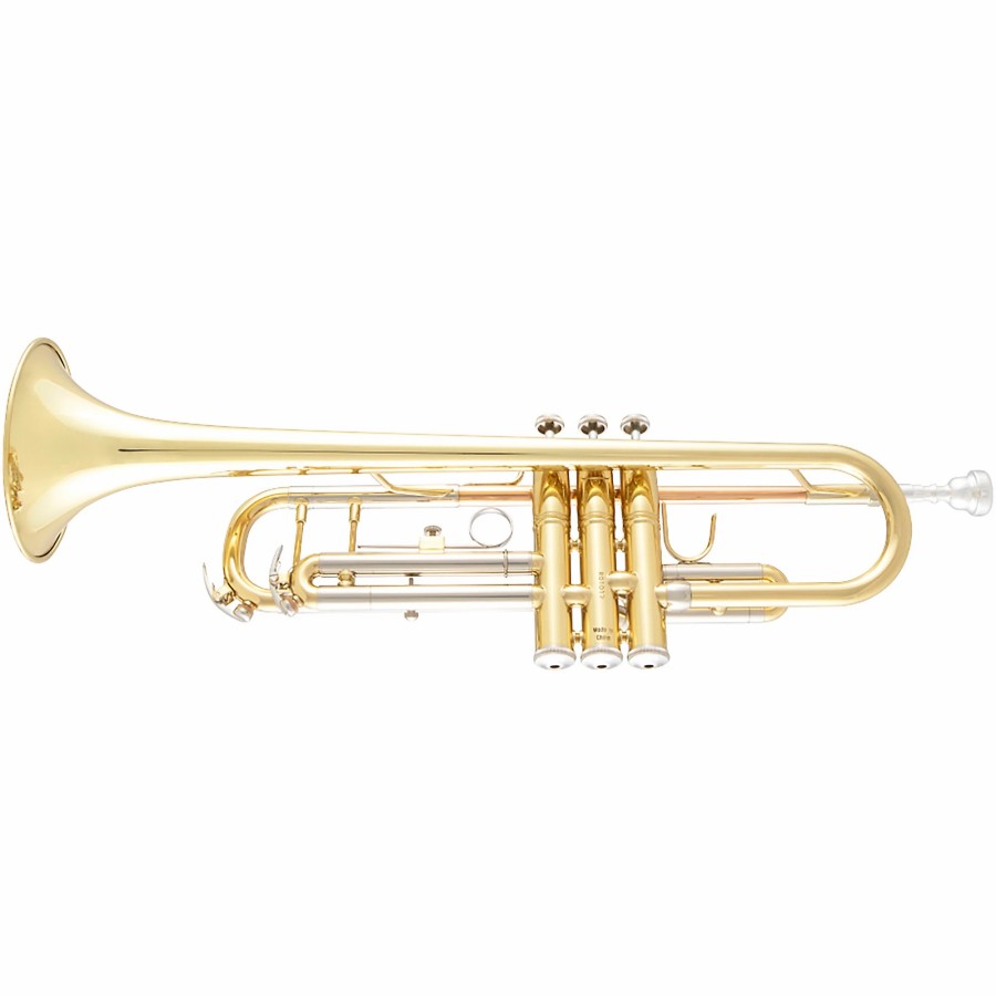 Band & Orchestra Bach | Bach Btr201 Student Series Bb Trumpet Lacquer Yellow Brass Bell