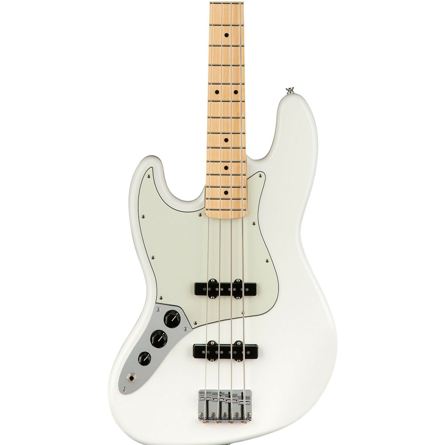 Basses Fender Left-Handed | Fender Player Jazz Bass Maple Fingerboard Left-Handed Polar White