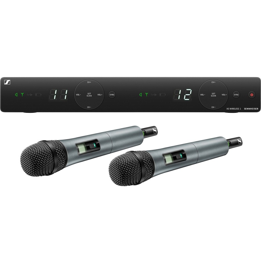 Live Sound Sennheiser | Sennheiser Xsw 1-835 Dual-A 2-Channel Handheld Wireless System With E 835 Capsules A Black