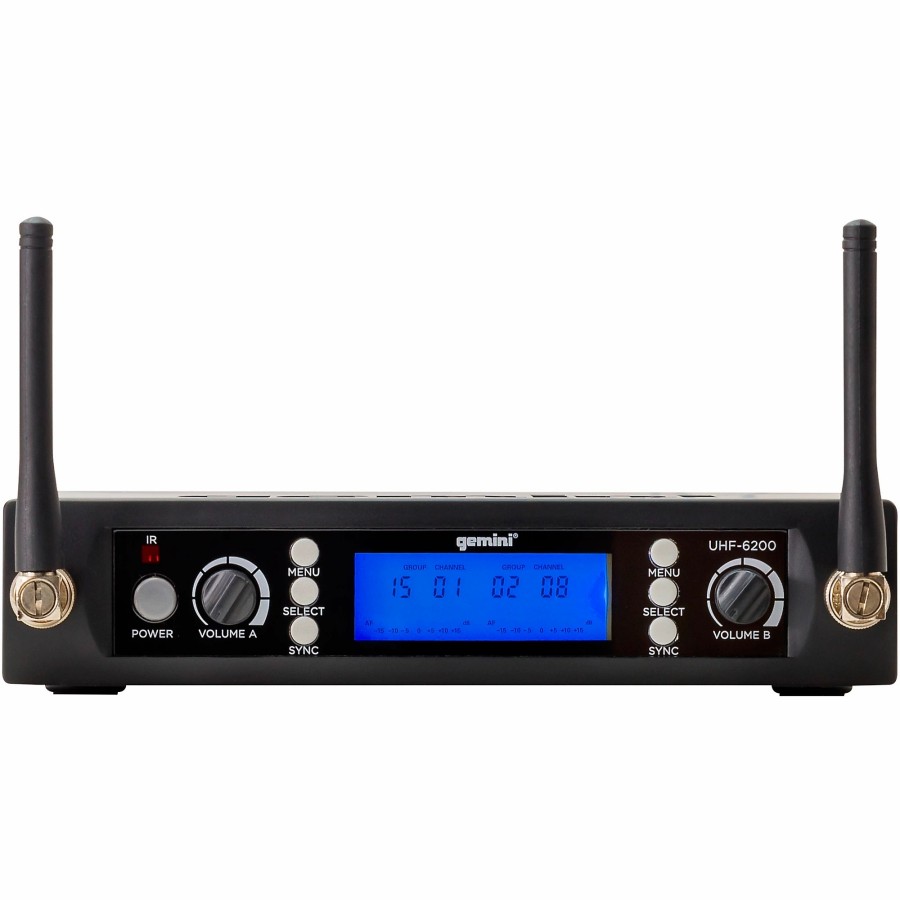 Live Sound Gemini | Gemini Uhf-6200M Uhf Dual Handheld System, 512-537.5Mhz