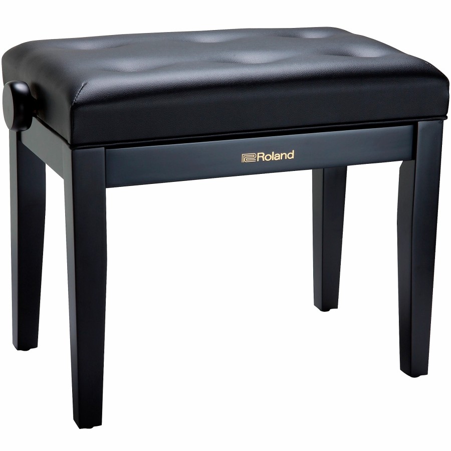 Keyboards & Midi Roland Benches & Stools | Roland Rpb-300-Us Piano Bench, Vinyl Seat Satin Black