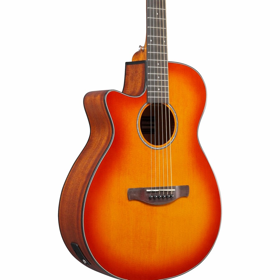 Guitars Ibanez Left Handed | Ibanez Aeg58L Cutaway Left-Handed Acoustic Electric Guitar Violin Burst