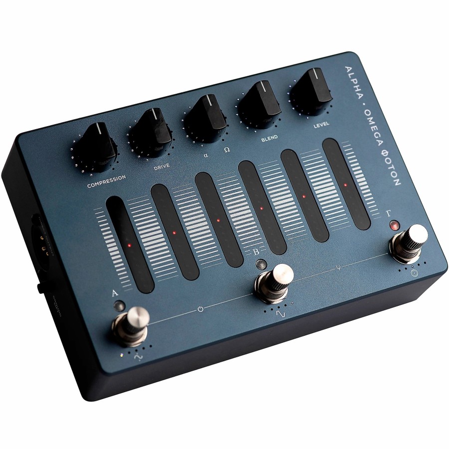 Amps & Effects Darkglass Distortion & Overdrive | Darkglass Alpha-Omega Photon Bass Effects Pedal Blue