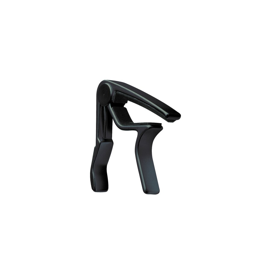 Basses Dunlop Fretted Instrument Accessories & Parts | Dunlop Trigger Curved Guitar Capo Black