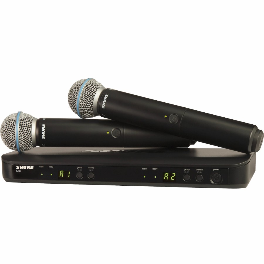 Live Sound Shure | Shure Blx288/B58 Wireless Dual Vocal System With Two Beta 58A Handheld Transmitters Band H10