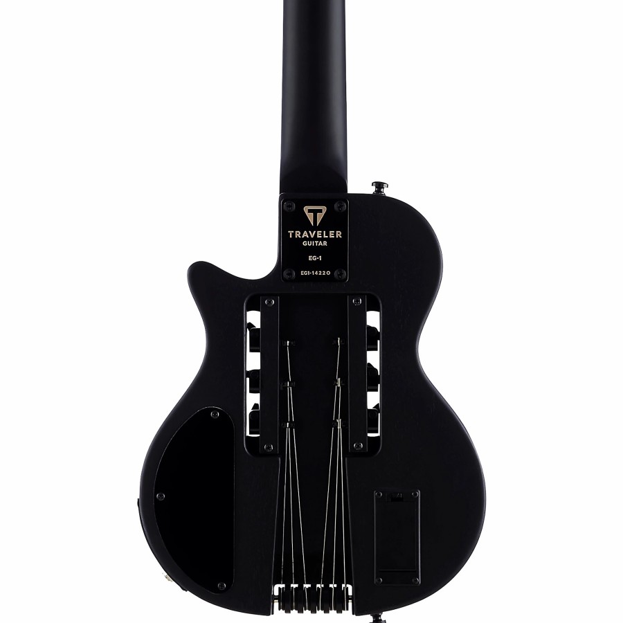 Guitars Traveler Guitar Travel & Mini | Traveler Guitar Eg-1 Blackout Electric Travel Guitar Black Matte