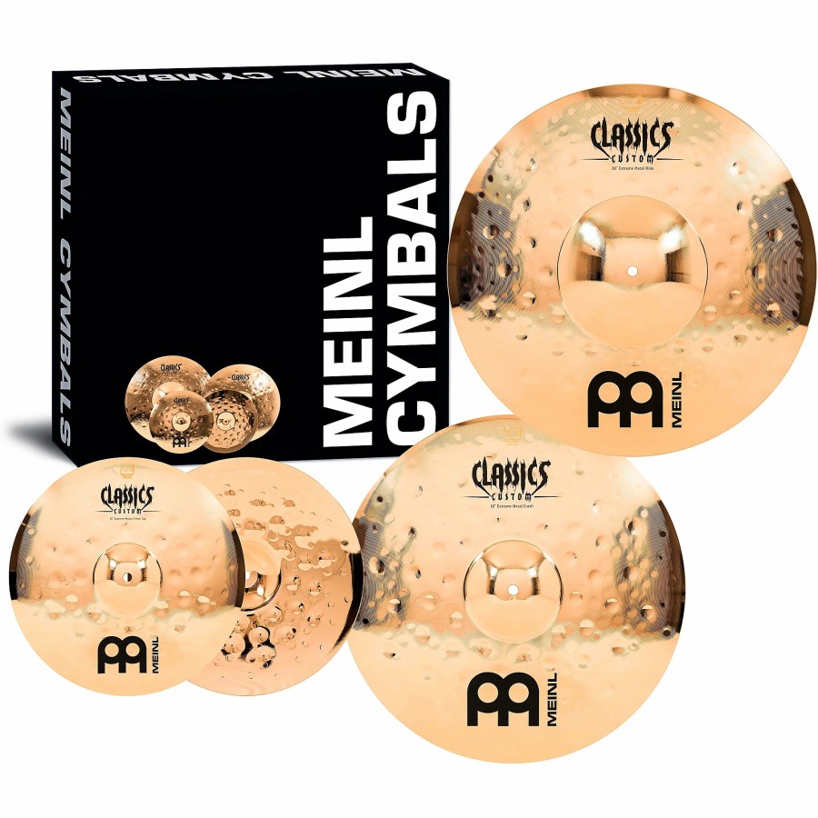 Drums MEINL Cymbal Packs | Meinl Classics Custom Extreme Metal Cymbal Set