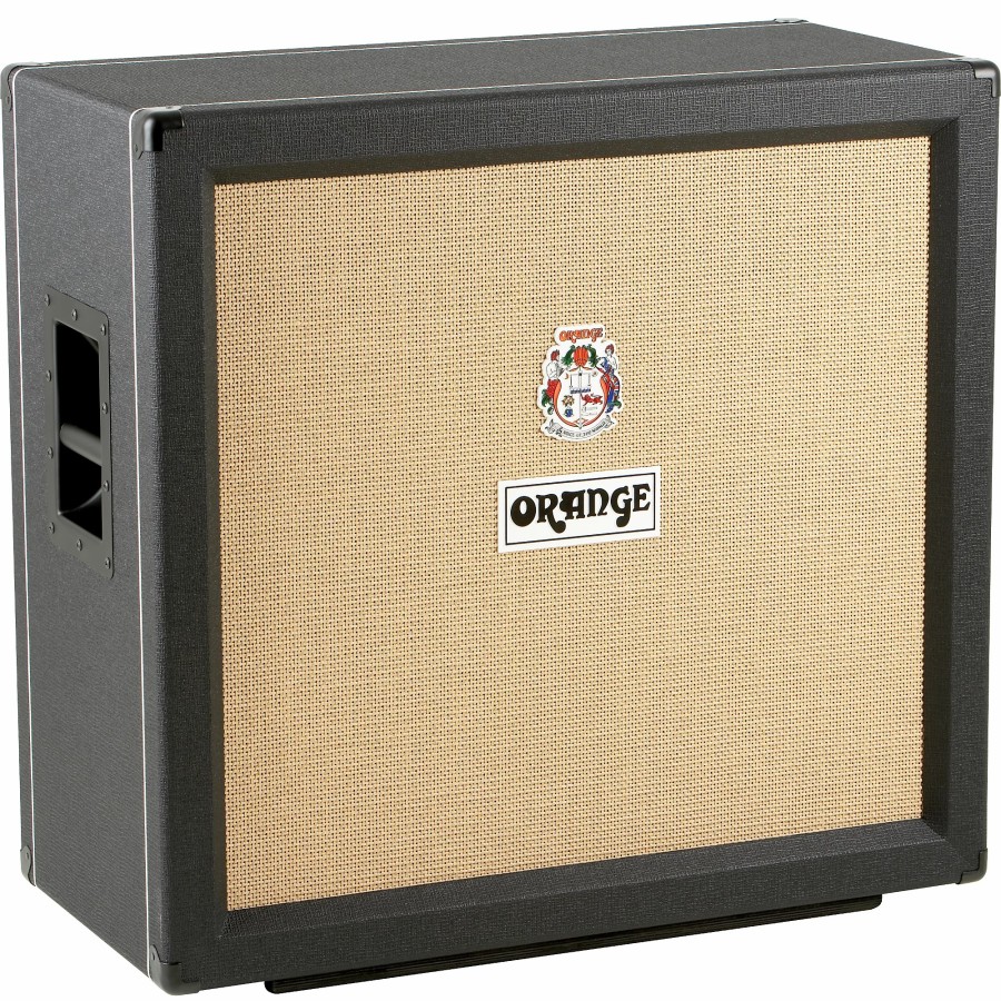 Amps & Effects Orange Amplifiers Cabinets | Orange Amplifiers Ppc Series Ppc412-C 240W 4X12 Guitar Speaker Cabinet Black Straight