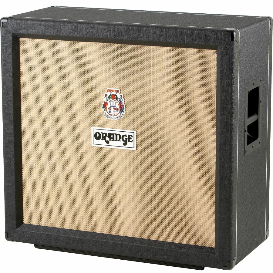 Amps & Effects Orange Amplifiers Cabinets | Orange Amplifiers Ppc Series Ppc412-C 240W 4X12 Guitar Speaker Cabinet Black Straight