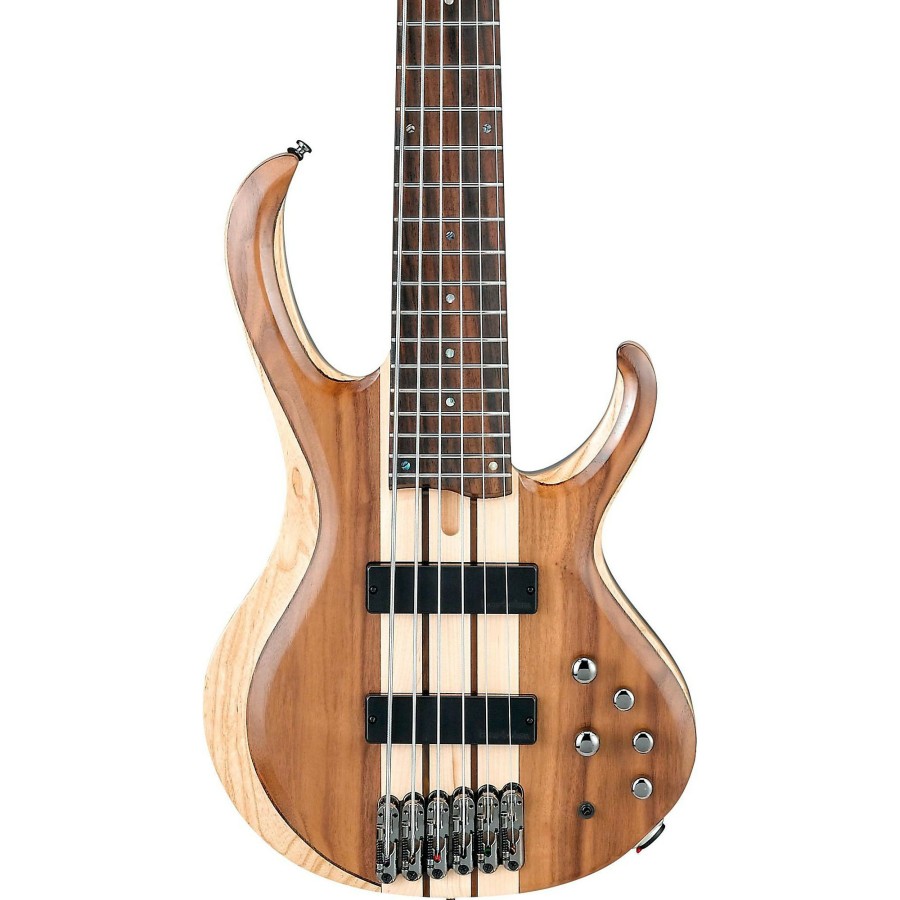 Basses Ibanez 6+ String | Ibanez Btb746 6-String Electric Bass Guitar Low Gloss Natural