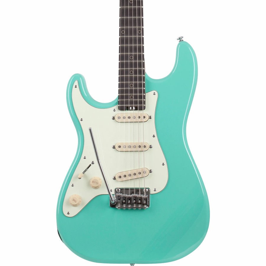 Guitars Schecter Guitar Research Left Handed | Schecter Guitar Research Nick Johnston Traditional Left-Handed Electric Guitar Atomic Green