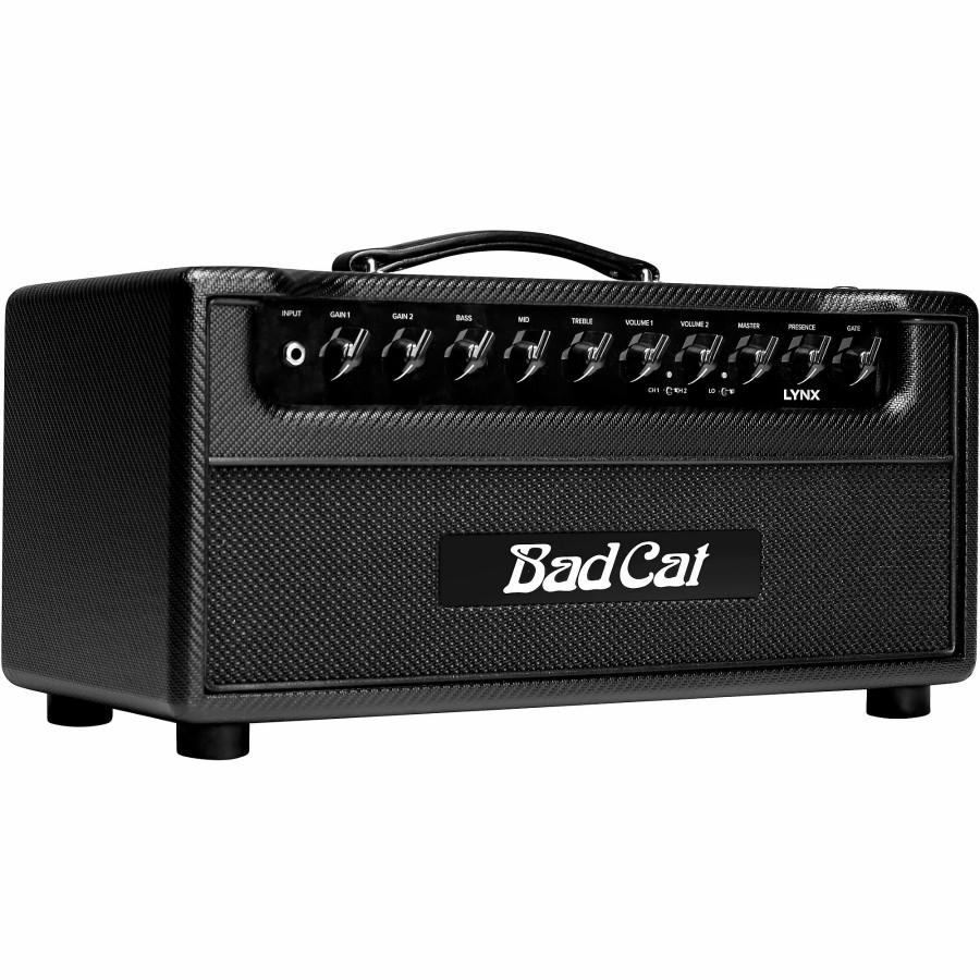 Amps & Effects Bad Cat Heads | Bad Cat Lynx 50W Tube Guitar Amp Head Black