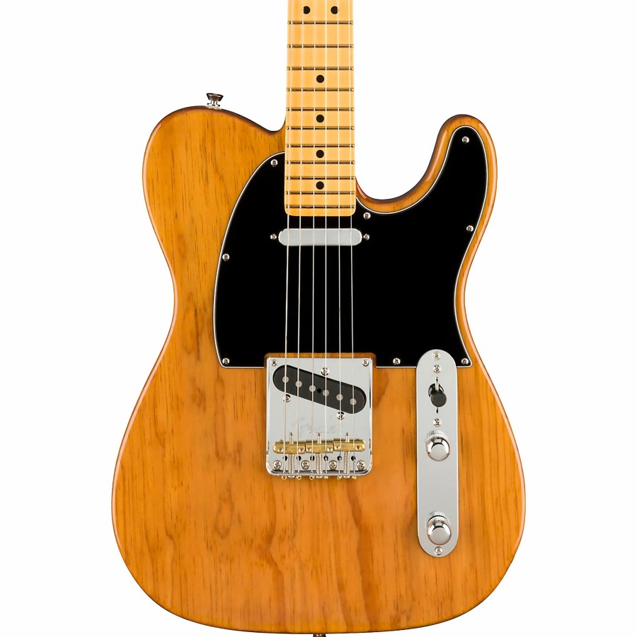 Guitars Fender Solid Body | Fender American Professional Ii Roasted Pine Telecaster Electric Guitar Natural