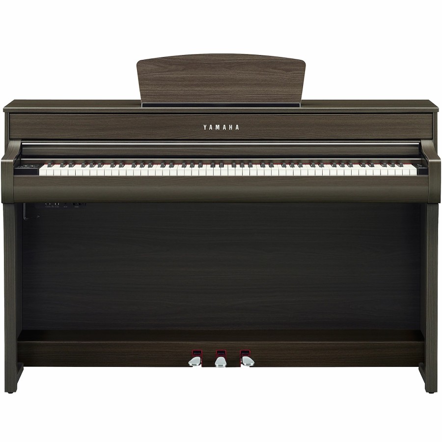 Keyboards & Midi Yamaha Home Digital Pianos | Yamaha Clavinova Clp-735 Console Digital Piano With Bench Dark Walnut