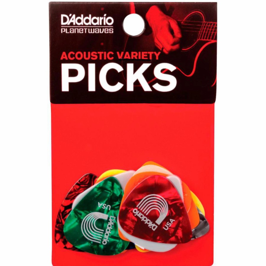 Guitars D'Addario Guitar Picks | D'Addario Acoustic Pick Variety 13-Pack