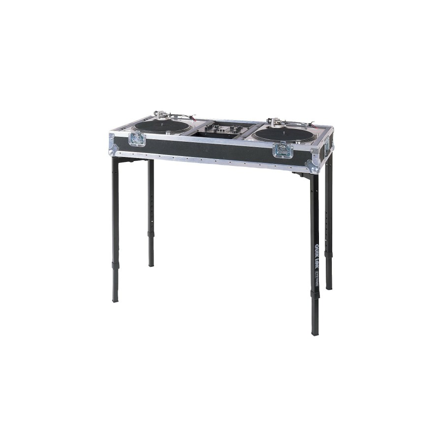 Keyboards & Midi Quik-Lok Stands & Racks | Quik-Lok Heavy-Duty Height-Adjustable Mixer/Speaker Stand