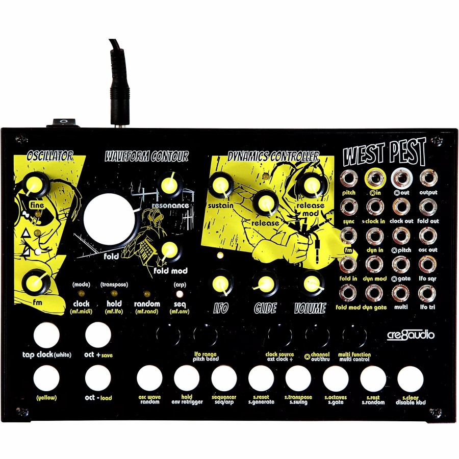 Keyboards & Midi Cre8audio Synthesizer Modules | Cre8Audio West Pest Semi-Modular Synthesizer