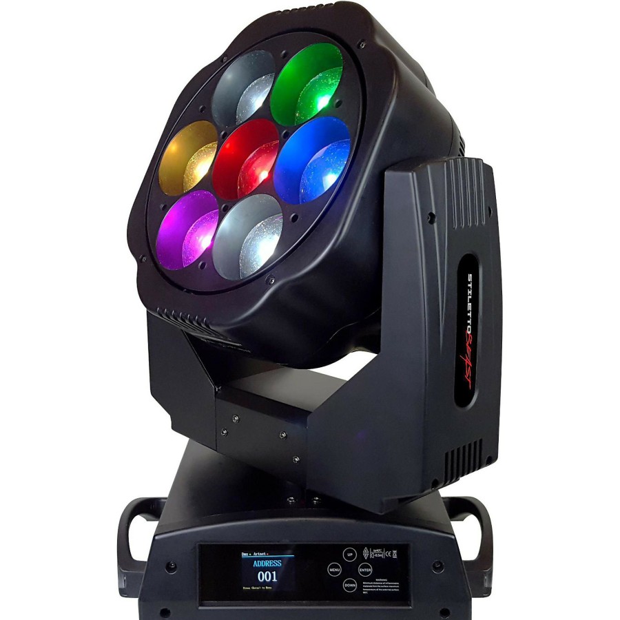 Lighting Blizzard | Blizzard Stiletto Beast Rgbw 7 X 60W Led Beam Wash Pixel Moving-Head Light