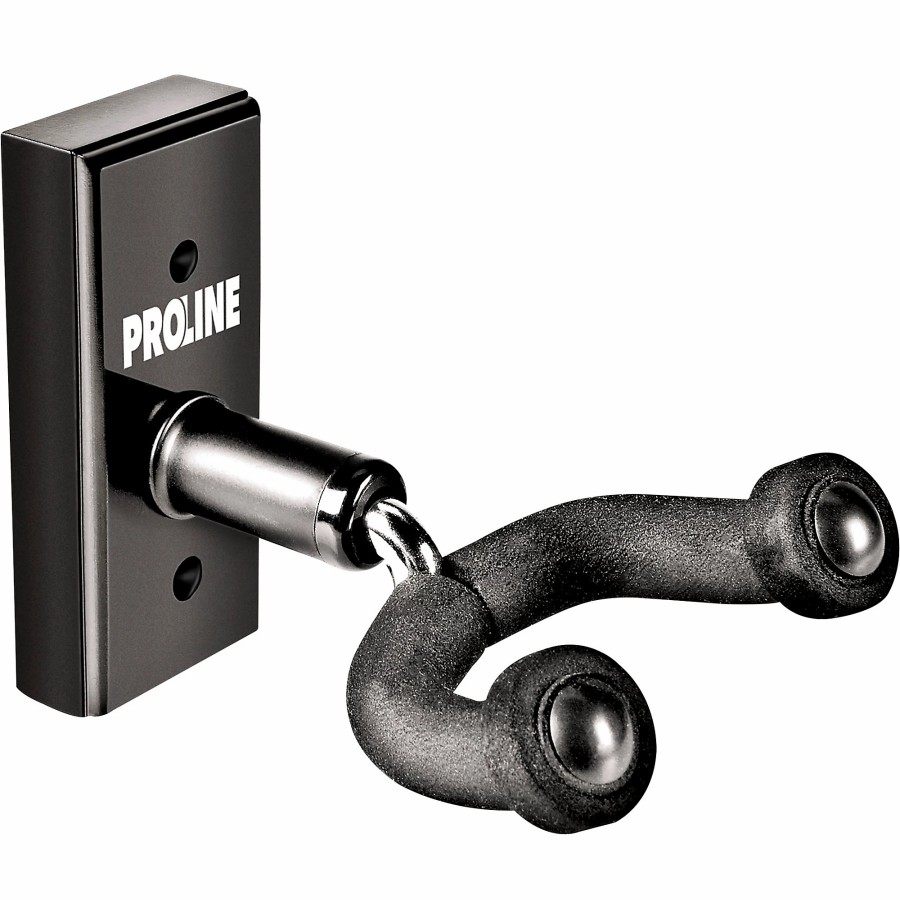 Guitars Proline Wall Hangers | Proline Gh1 Guitar Wall Hanger Black