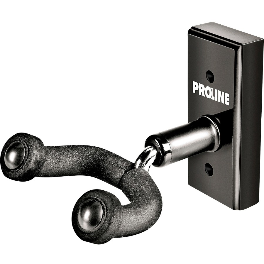 Guitars Proline Wall Hangers | Proline Gh1 Guitar Wall Hanger Black