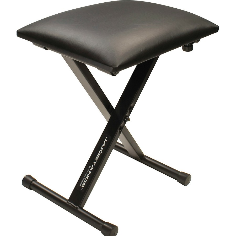 Keyboards & Midi JAMSTANDS Benches & Stools | Jamstands Js-Sb100 Small Keyboard Bench Black