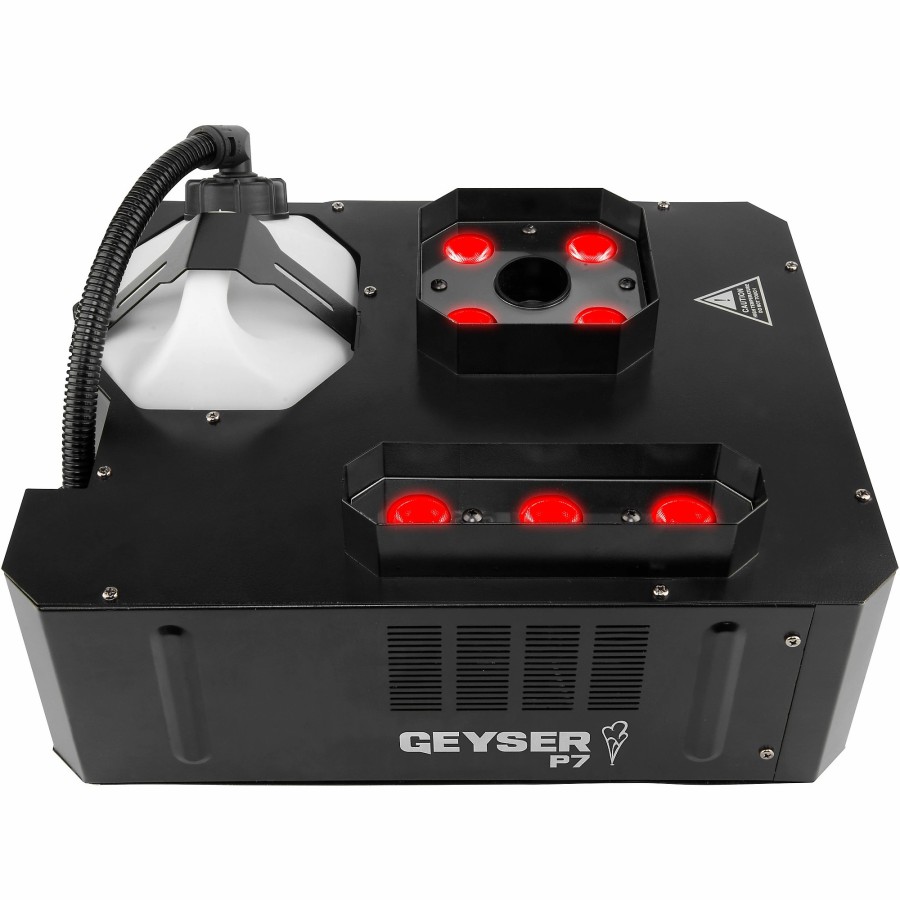 Lighting CHAUVET DJ | Chauvet Dj Geyser P7 Compact Fog Machine With Rgba+Uv Led And Wireless Remote