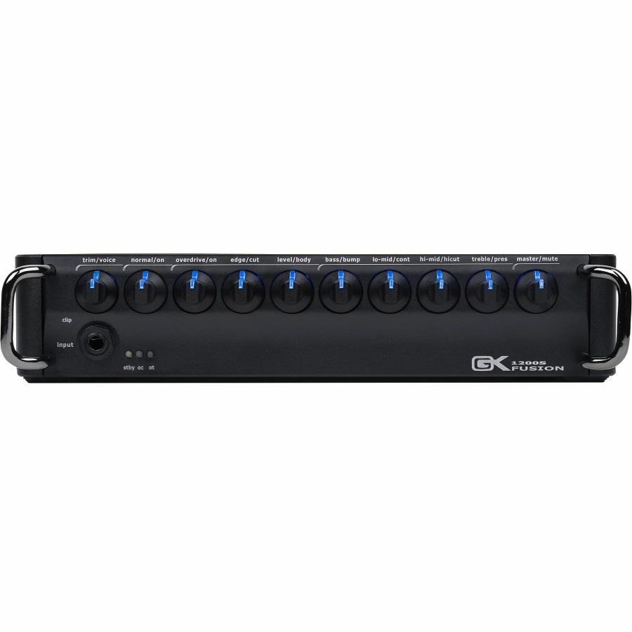 Amps & Effects Gallien-Krueger Heads | Gallien-Krueger Fusion 1200S 1,200W Tube-Hybrid Bass Amp Head Black