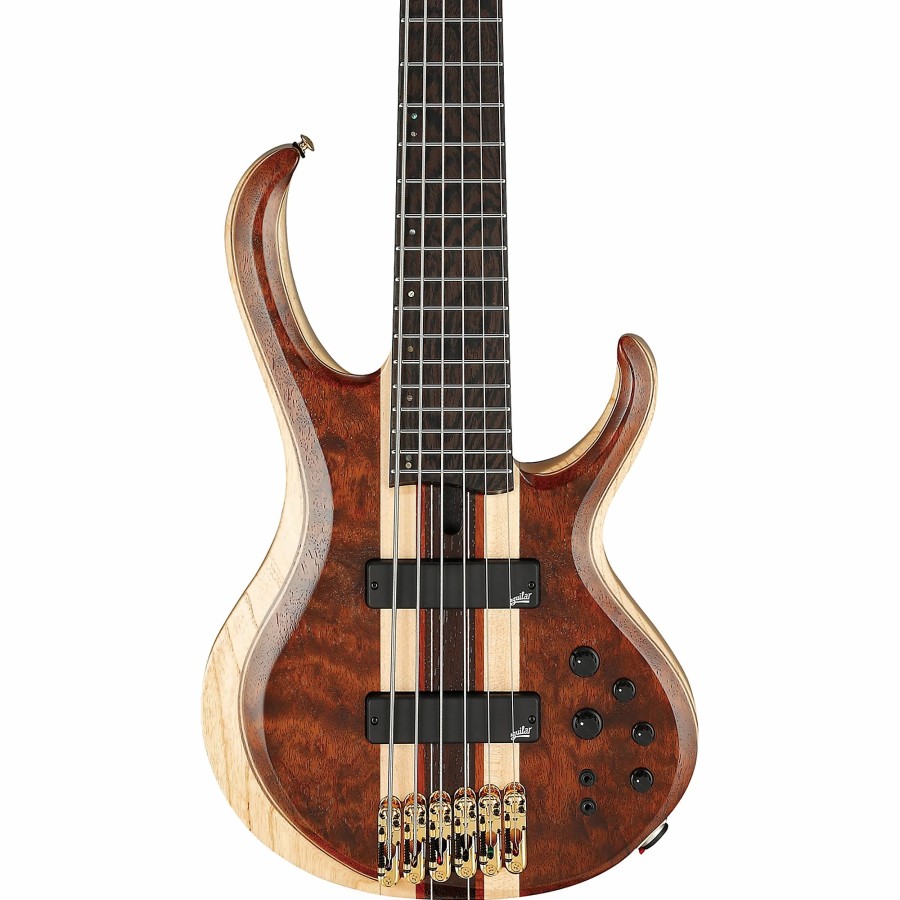 Basses Ibanez 6+ String | Ibanez Premium Btb1836 6-String Electric Bass Guitar Natural Shadow Low Gloss