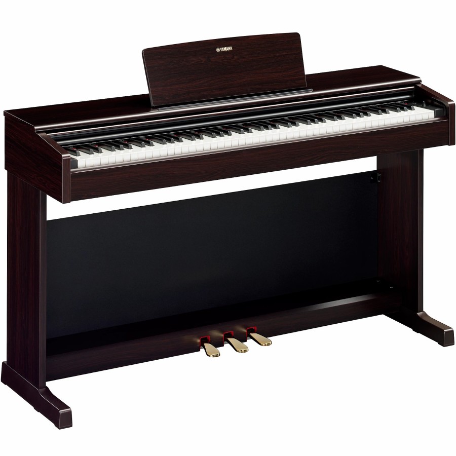 Keyboards & Midi Yamaha Home Digital Pianos | Yamaha Arius Ydp-145 Traditional Console Digital Piano With Bench Dark Rosewood