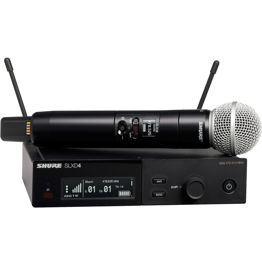 Live Sound Shure | Shure Slxd24/Sm58 Wireless Vocal Microphone System With Sm58 Band J52