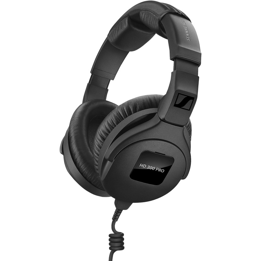 Recording Sennheiser | Sennheiser Hd 300 Pro Studio Monitoring Headphones Black