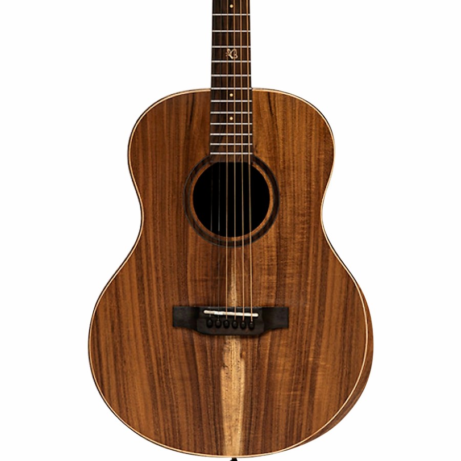 Guitars CRAFTER Left Handed | Crafter Big Mino All Koa Left-Handed Acoustic-Electric Guitar Natural