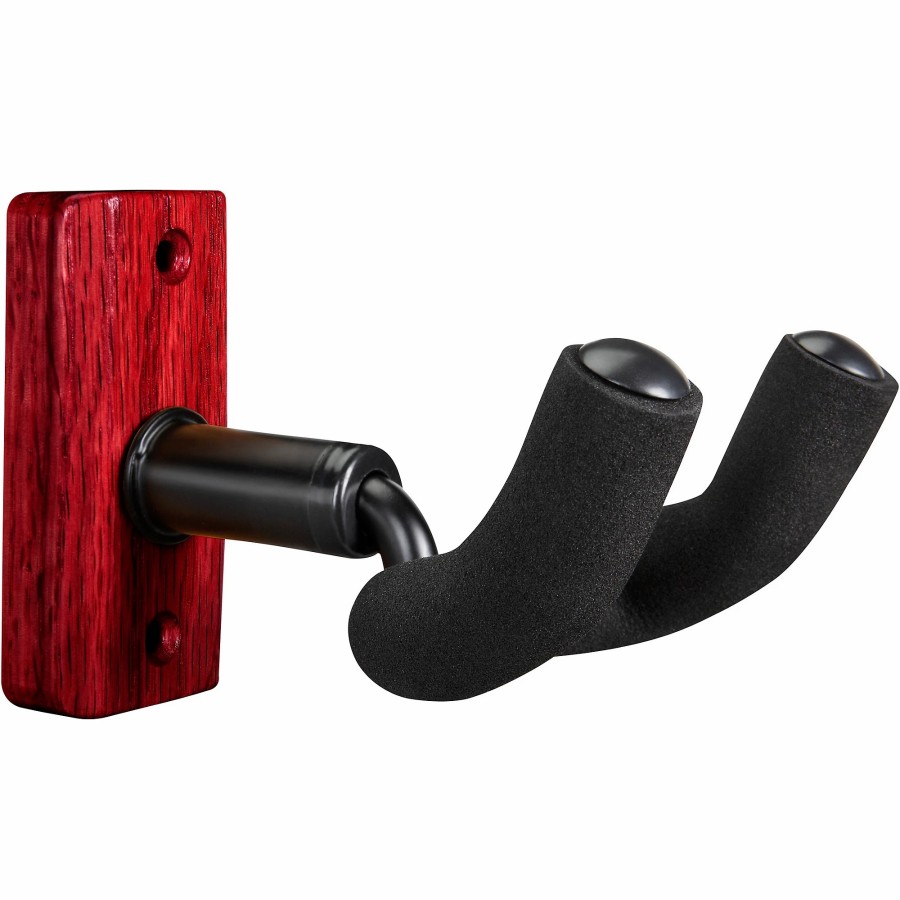 Guitars Proline Wall Hangers | Proline Solid Wood Guitar Wall Hanger Cherry